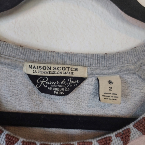 Maison Scotch Printed Woven Front Size 2 US Size 6 - Picture 6 of 11